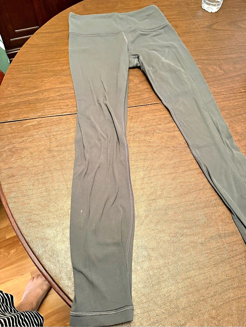 Athleta Elation 7/8 Tight Gray Athletic Leggings